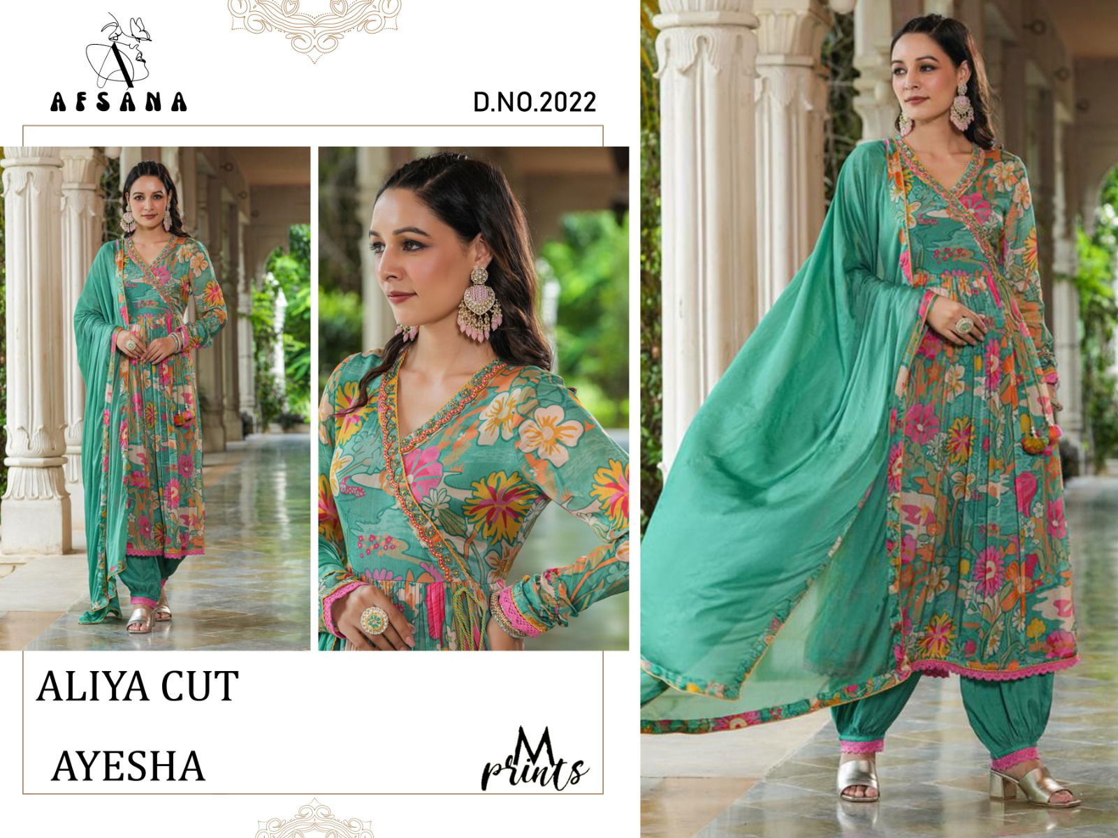Ayesha By Afsana Designer Kurti With Bottom Dupatta Catalog